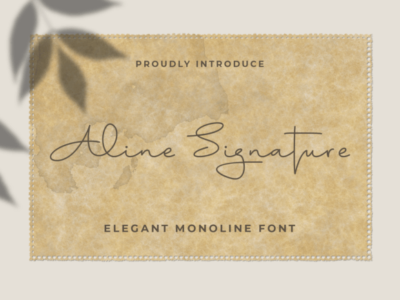 Aline Signature: A Font for Impact