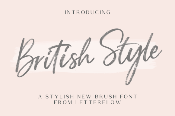 British Style Font for Editorial Design