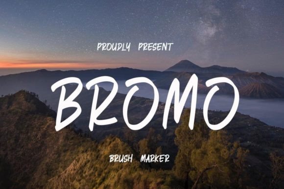 Bromo: A Handwritten Font for Creative Branding