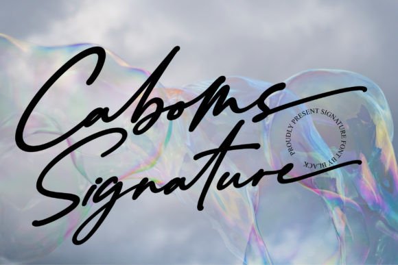 Caboms: A Stylish Script Font
