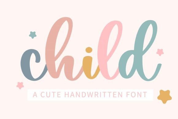 Child Font: Sweet Handwritten Style