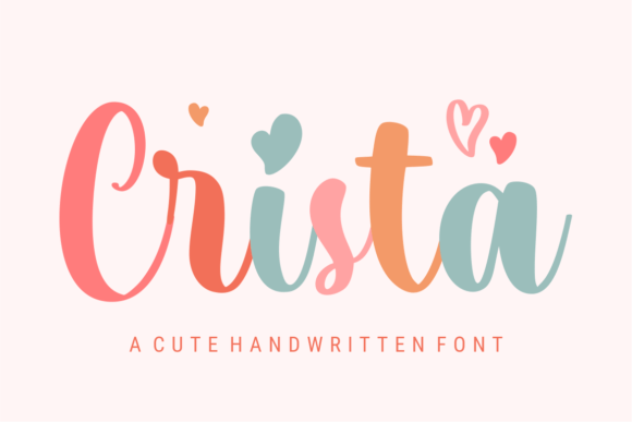 Crista: A Delicate Handwritten Font for Crafters