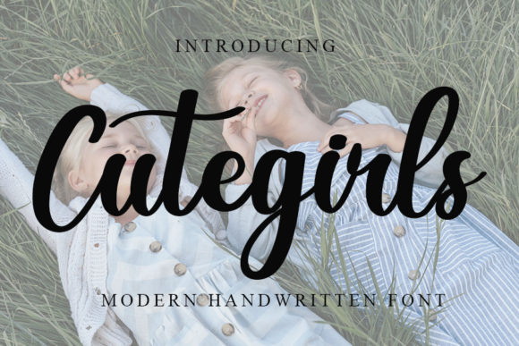 Cute Girls Font: A Delicate Touch for Design