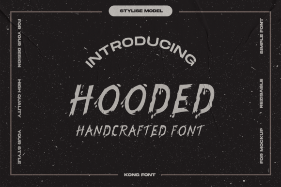 Hooded Font: Handwritten Elegance for Crafters
