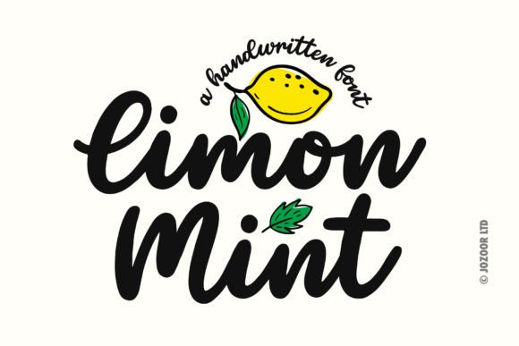 Limon Mint Font for Editorial Design