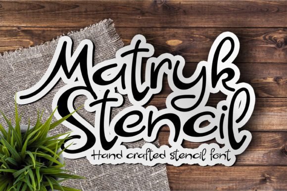 Matryk Stencil: A Font for Polished Branding