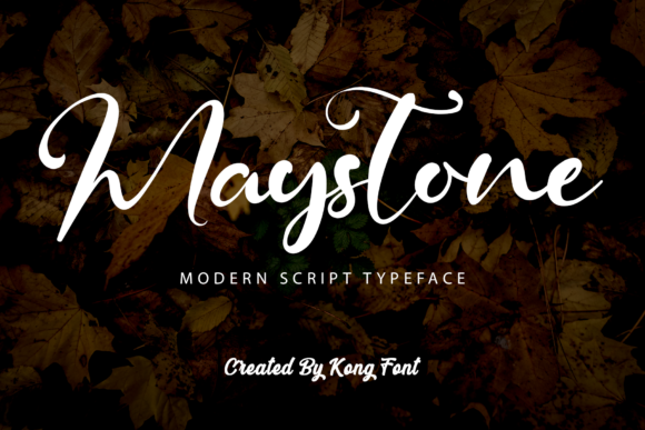Maystone Font: Modern Handwritten Style