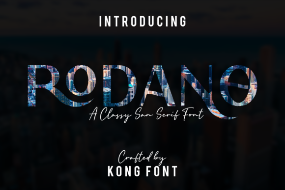 Rodano: A Playful Font for Creative Projects