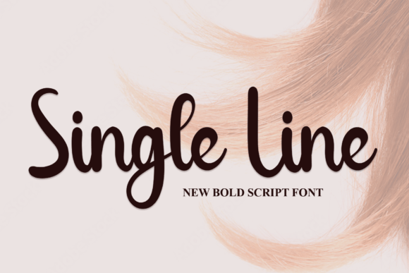 Single Line Font for Web Design