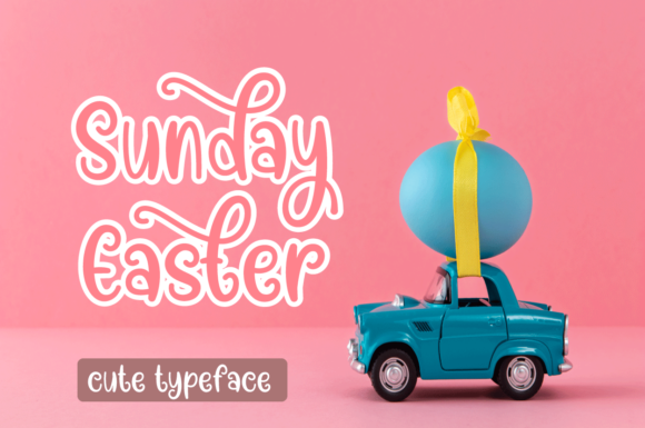 Sunday Easter Font for Creative Projects