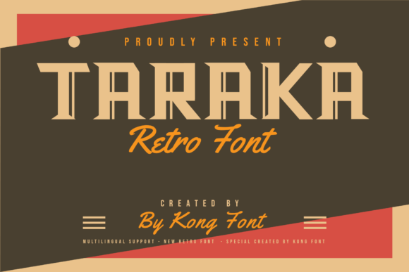 Taraka: A Playful Font for Business